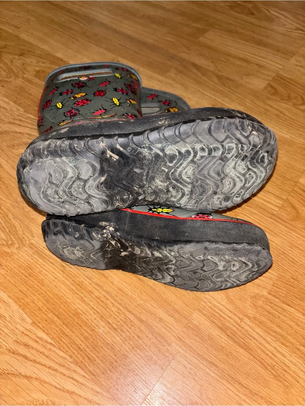 Bogs Kids Gray BUGS Rain Boots